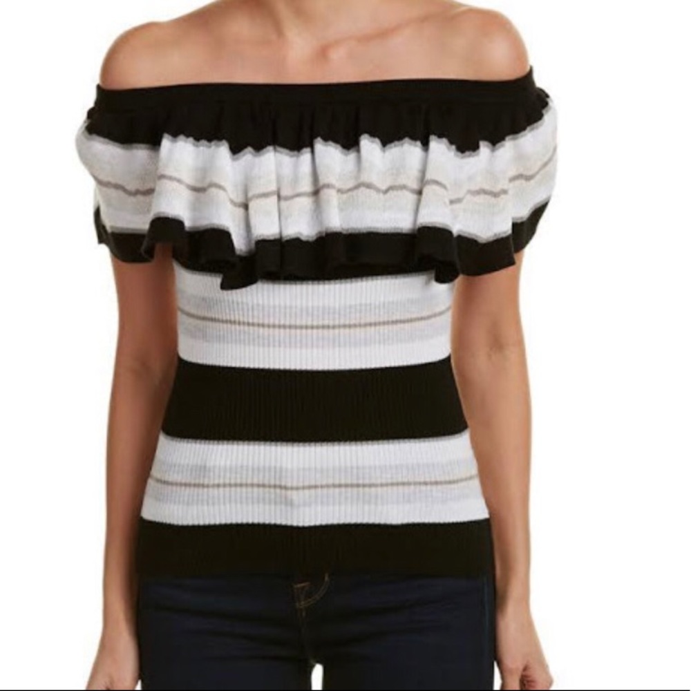 Autumn Cashmere Ruffle Top